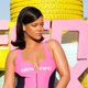 Rihanna attends the FentyXPUMA Drippin event launching the Summer ‘18 collection at Coachella on April 14, 2018 in Thermal, California.